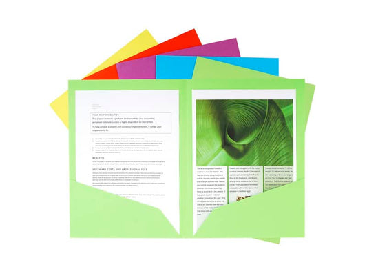 Cartelline doppia tasca Exacompta ROCK"S cartoncino 210 g/m² A4 colori assortiti conf. 25 - 415000E