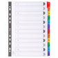 Intercalari stampati in digitale Exacompta Protect'o cartoncino A4 160g/mq 12 tasti da 1 a 12 - 1112E