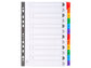 Intercalari stampati in digitale Exacompta Protect'o cartoncino A4 160g/mq 12 tasti da 1 a 12 - 1112E
