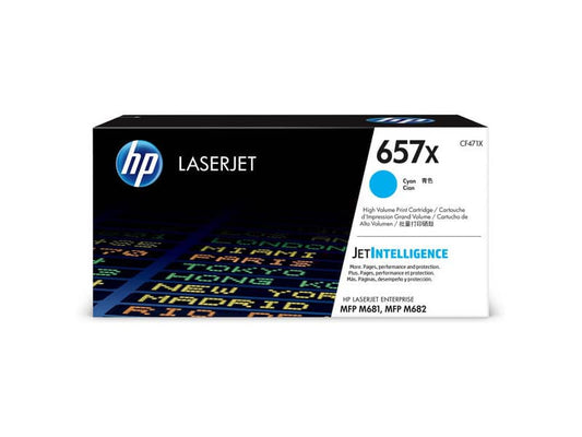 Toner alta capacità 657X HP ciano  CF471X