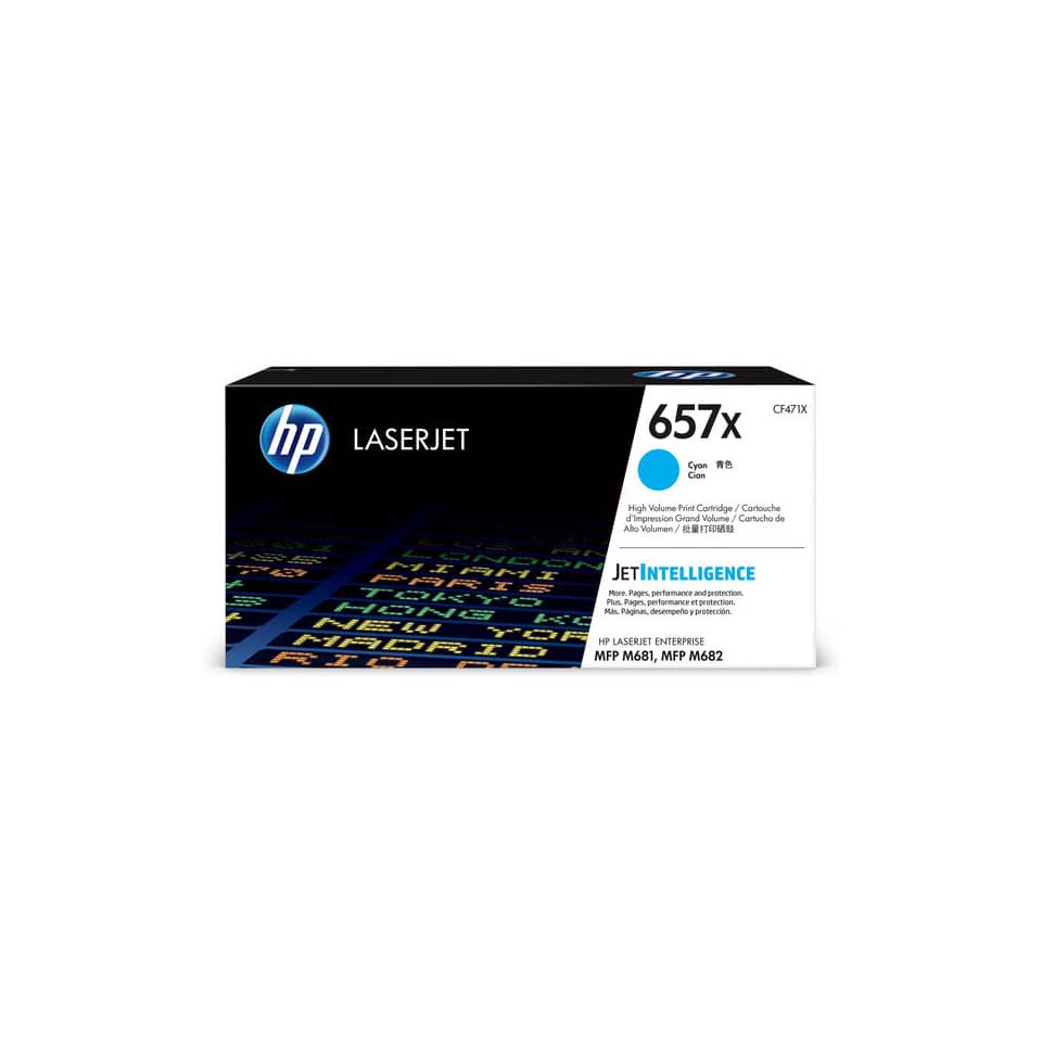 Toner alta capacità 657X HP ciano  CF471X