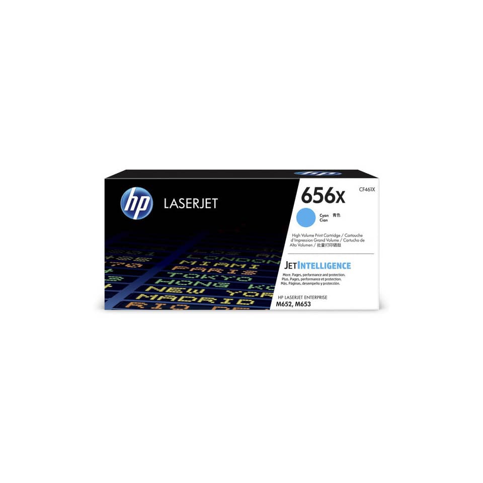 Toner alta capacità 656X HP ciano  CF461X