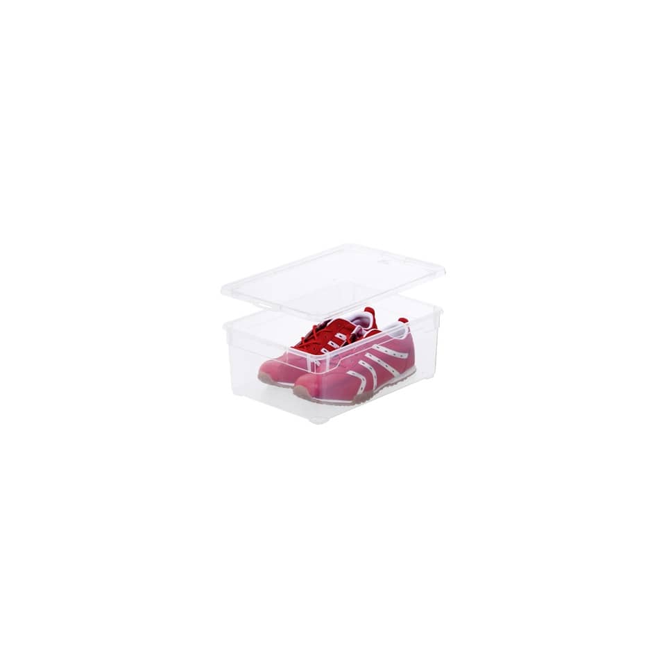 Contenitore Rotho Clear Box in PPL 10 L impilabile 36x26x14 cm trasparente F707804