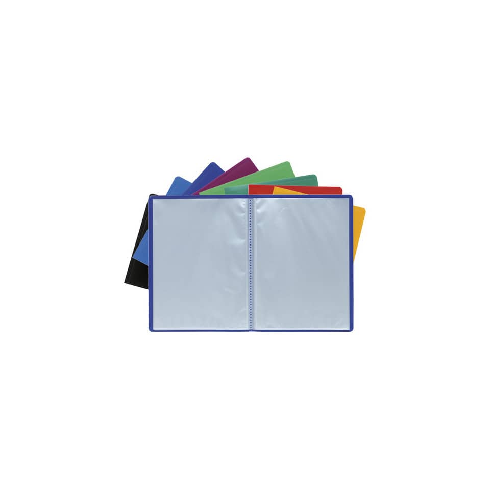 Portalistini Exacompta LINEA OPACO 8 colori assortiti ppl A4 20 buste 8520E