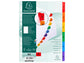 Intercalari stampati in digitale Exacompta multicolori rinforzati Protect'o cartoncino A4 160g/mq 6 tasti