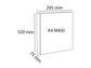 Raccoglitore personalizzabile Exacompta A4 maxi Kreacover® bianco 4 anelli a D 50 mm - 51944E