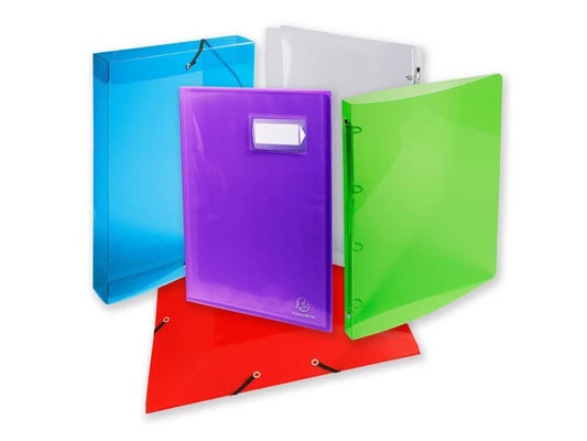 Scatola archivio Exacompta Crystal Clear trasparente dorso 2,5 cm - 24x32 cm 5962E