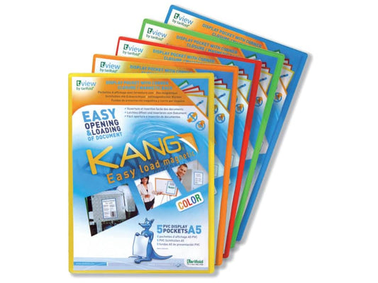 Buste adesive Tarifold® Kang A4 rosso conf. 5 buste - 194770