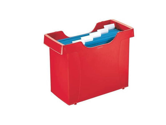 Portacartelle sospese Leitz Mini File Plus in polistirolo A4 rosso 19930325