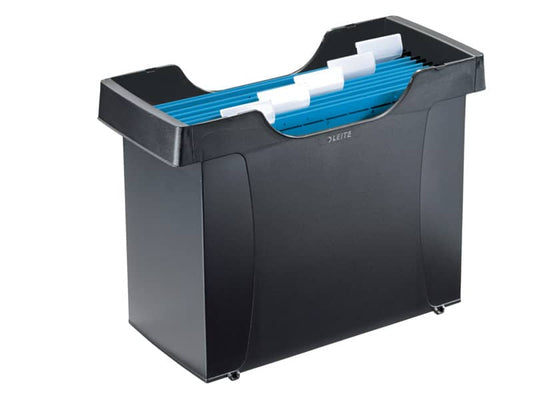Portacartelle sospese Leitz Mini File Plus in polistirolo A4 nero 19930395