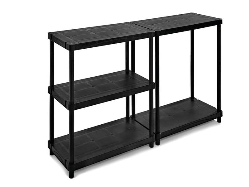 EC - Scaffale a 5 ripiani TERRY Modulo 4080/5C 80x40x173,4 H cm nero 1002694