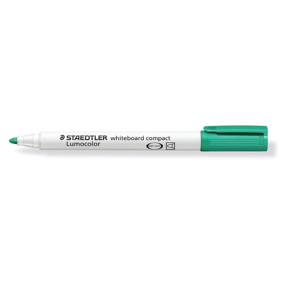 Marcatore per lavagne bianche Staedtler Lumocolor whiteboard compact 341 1-2 mm verde - 341-5