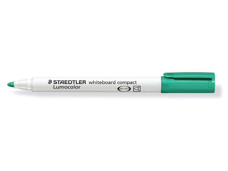 Marcatore per lavagne bianche Staedtler Lumocolor whiteboard compact 341 1-2 mm verde - 341-5