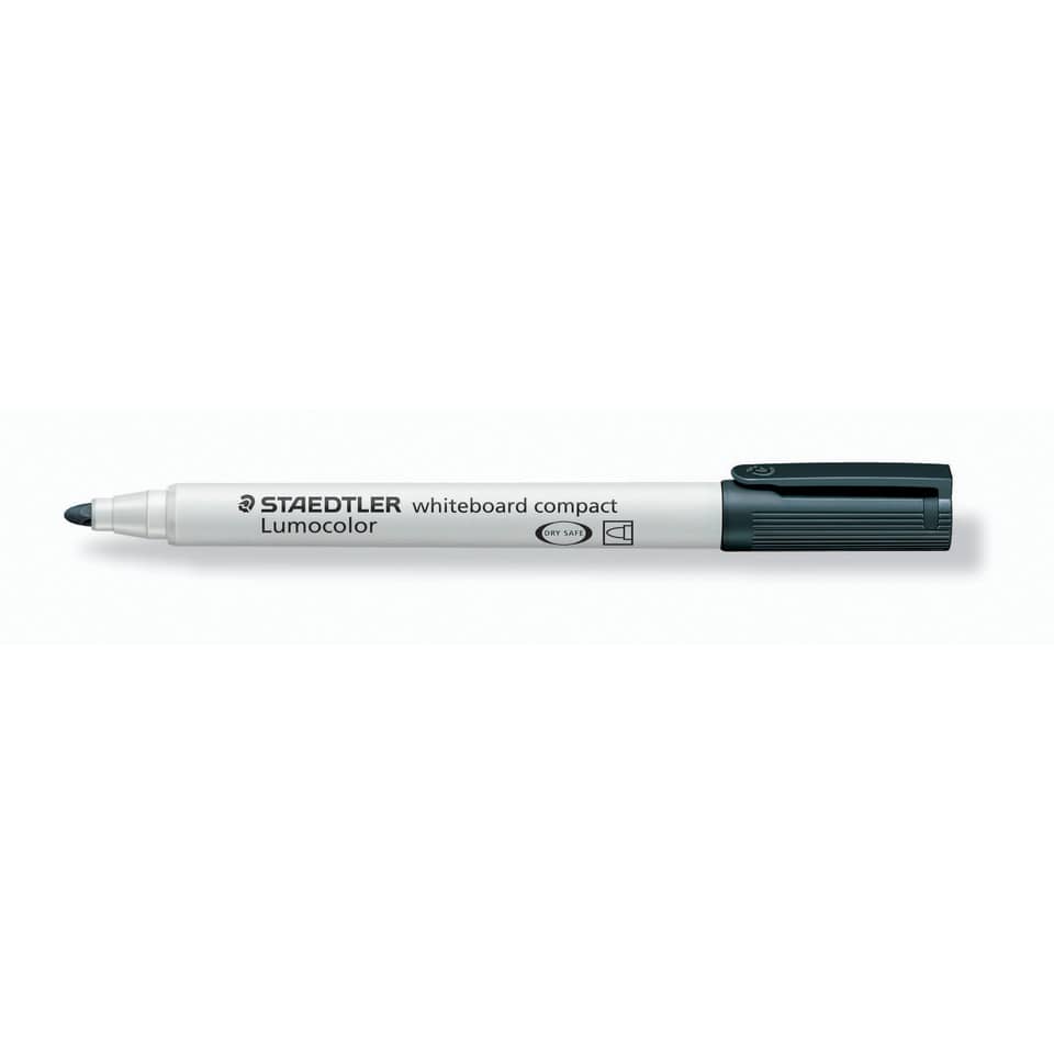 Marcatore per lavagne bianche Staedtler Lumocolor whiteboard compact 341 1-2 mm nero - 341-9
