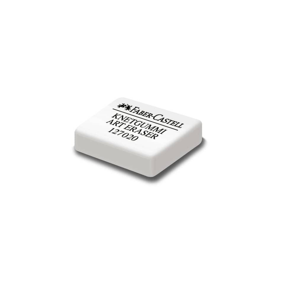 Gomma pane quadrangolare Faber-Castell 7020 bianca 127154