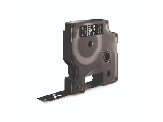 Nastro per etichettatrici Dymo D1 12 mm x 7 m bianco/nero S0720610