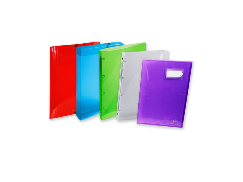 Scatola archivio Exacompta Crystal Clear trasparente dorso 2,5 cm - 24x32 cm 5962E