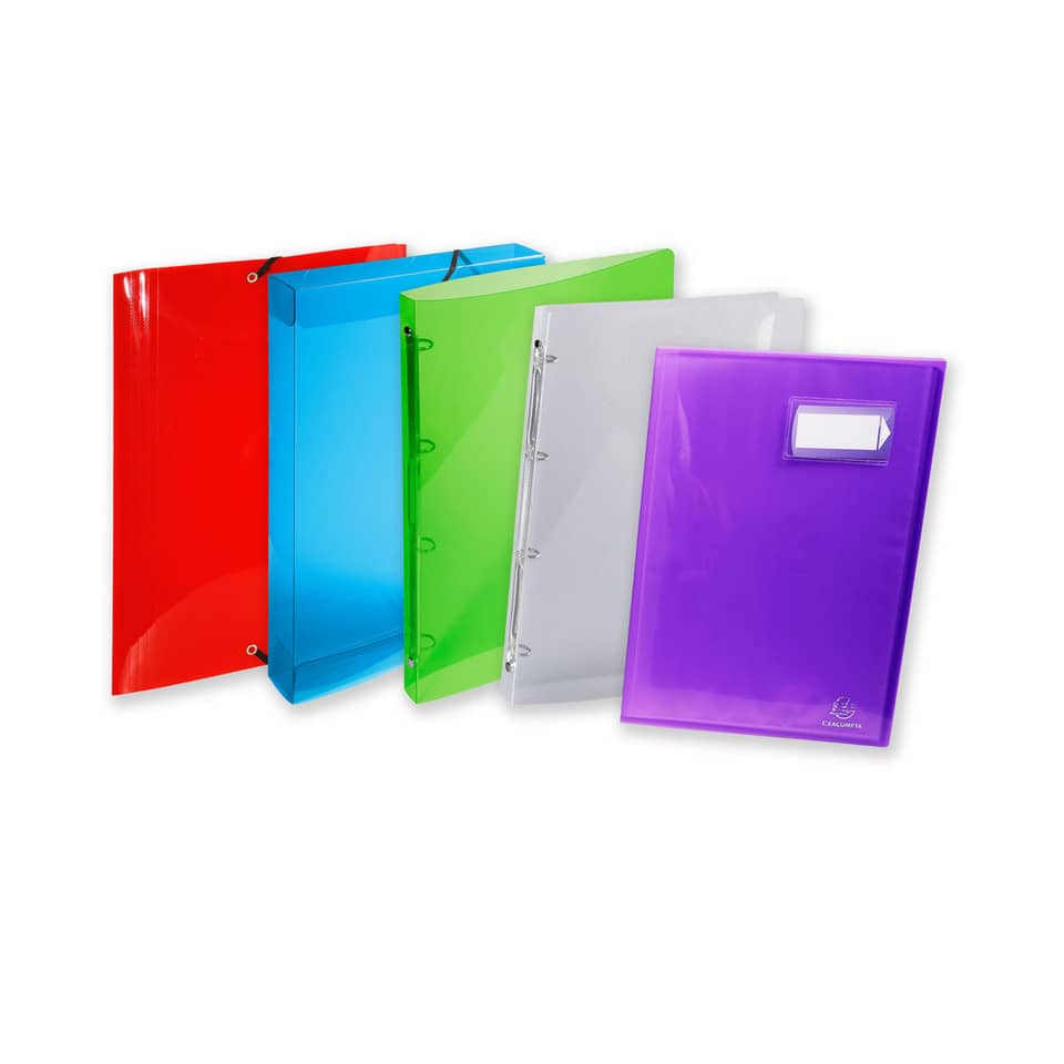 Scatola archivio Exacompta Crystal Clear trasparente dorso 2,5 cm - 24x32 cm 5962E