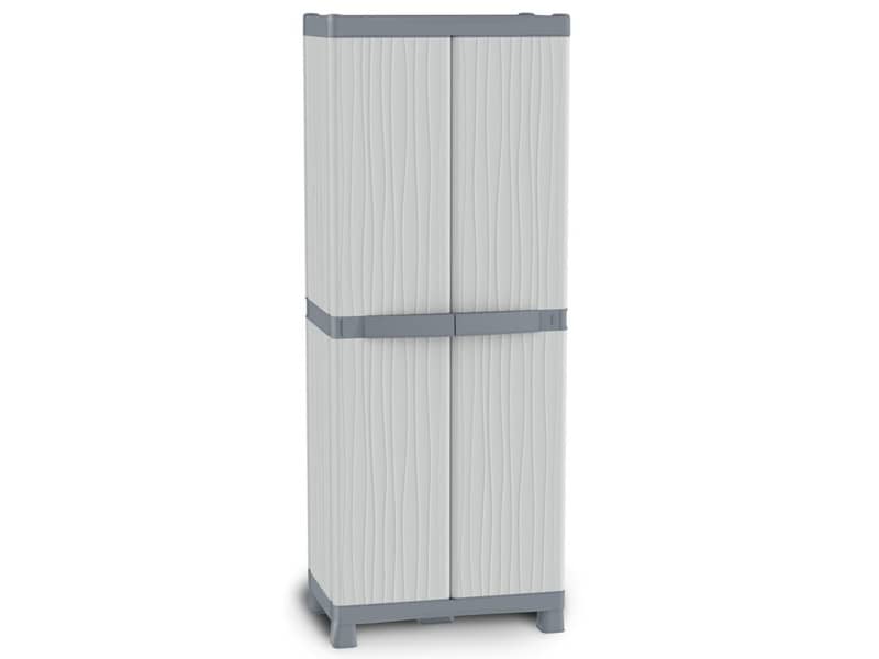 Armadietto a due ante TERRY Wave Base 3700 grigio chiaro grigio scuro 70x43,8x181,8 cm - 1002565