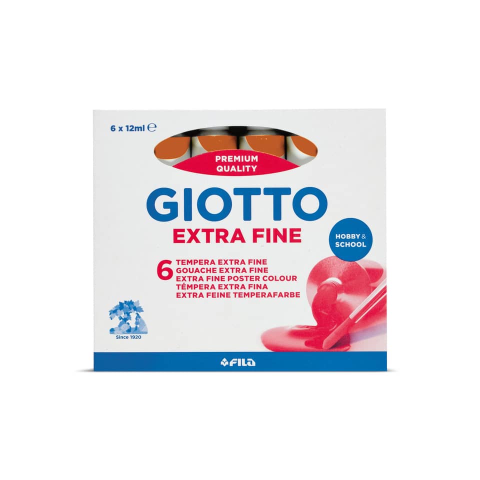 Tempera GIOTTO Extra 12 ml terra di Siena naturale 35202000