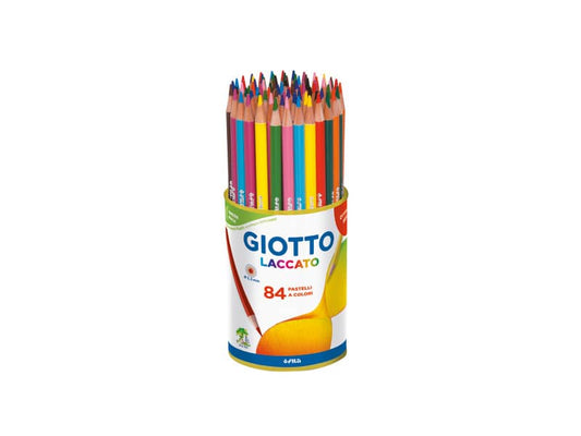 Matite colorate GIOTTO Laccato assortiti barattolo da 84 - 52010000