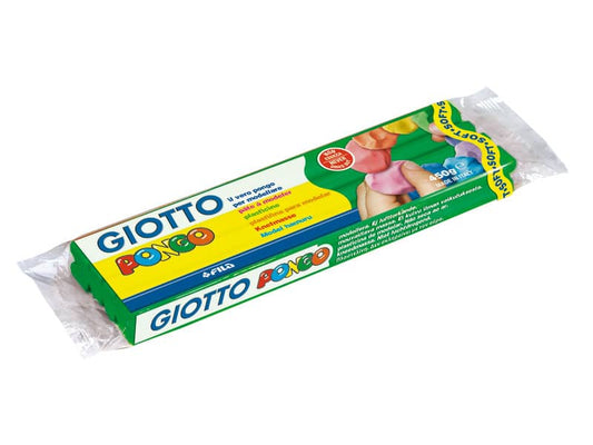 Panetto di plastilina modellabile GIOTTO Pongo 450 g verde scuro 514404