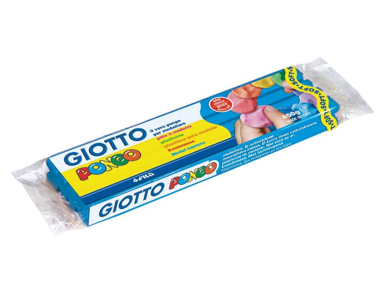 Panetto di plastilina modellabile GIOTTO Pongo 450 g azzurro 514412