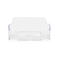 Portabiglietti da visita Q-Connect in polistirene 110x70x31 mm max 60 biglietti trasparente - KF04182