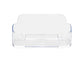 Portabiglietti da visita Q-Connect in polistirene 110x70x31 mm max 60 biglietti trasparente - KF04182