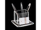 Portapenne AcryLight CEP in acrilico con piedini di gomma antiscivolo trasparente 11,5x10,5x8,3 cm - 1004400111