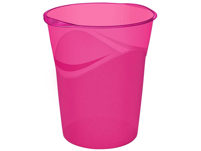 Cestino CepPro Happy 14L CEP in polipropilene con bordo curvo per facile accesso rosa indiano - 1002800791