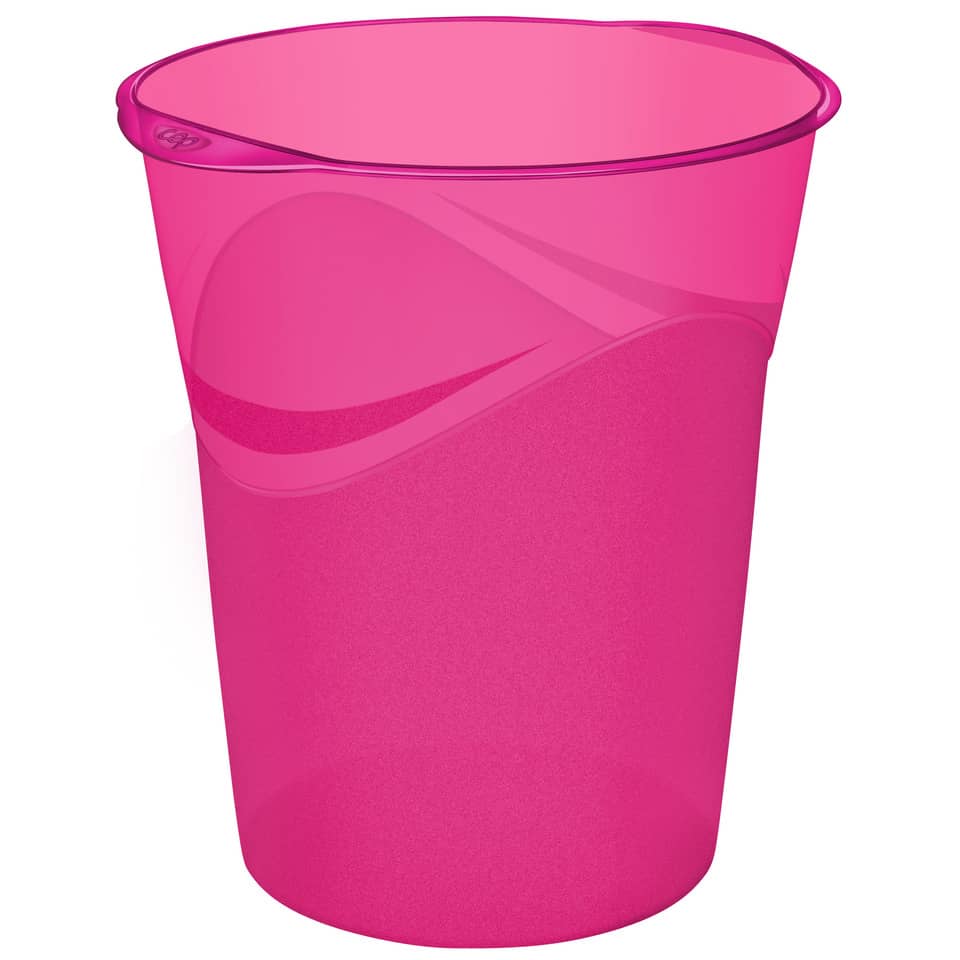 Cestino CepPro Happy 14L CEP in polipropilene con bordo curvo per facile accesso rosa indiano - 1002800791