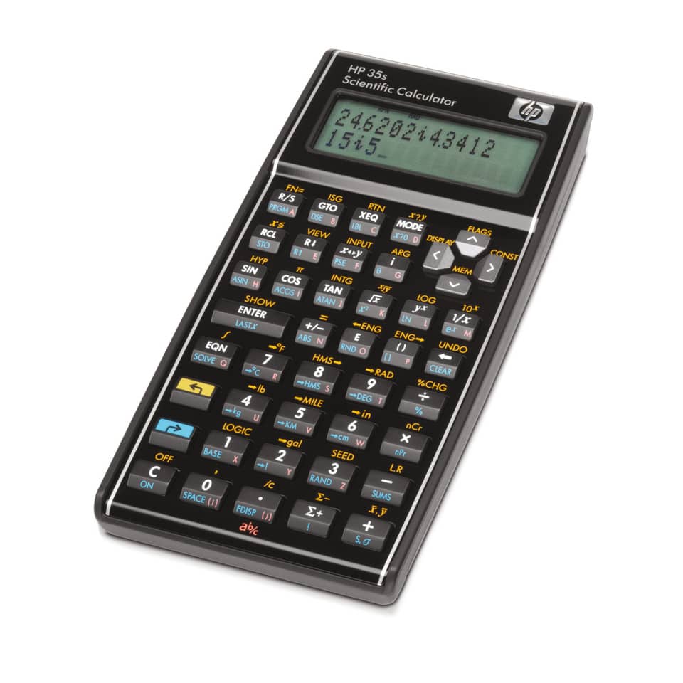 Calcolatrice scientifica programmabile HP 35S con 100 funzioni integrate nero HP-35S/UUZ