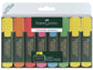 Evidenziatori Faber-Castell Textliner 48 Refill tratto 1-2-5 mm assortiti astuccio da 6+2 omaggio - 154862