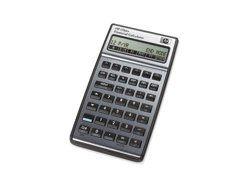Calcolatrice professionale HP 17bII+ con oltre 250 funzioni - grigio HP-17BIIPLUS/UUZ