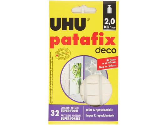 Gommini adesivi Uhu Patafix Deco superforte Conf. 32 pezzi - D1590
