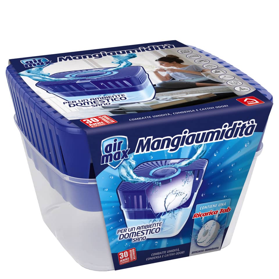 Mangiaumidità Air Max con ricarica 450 gr D0025