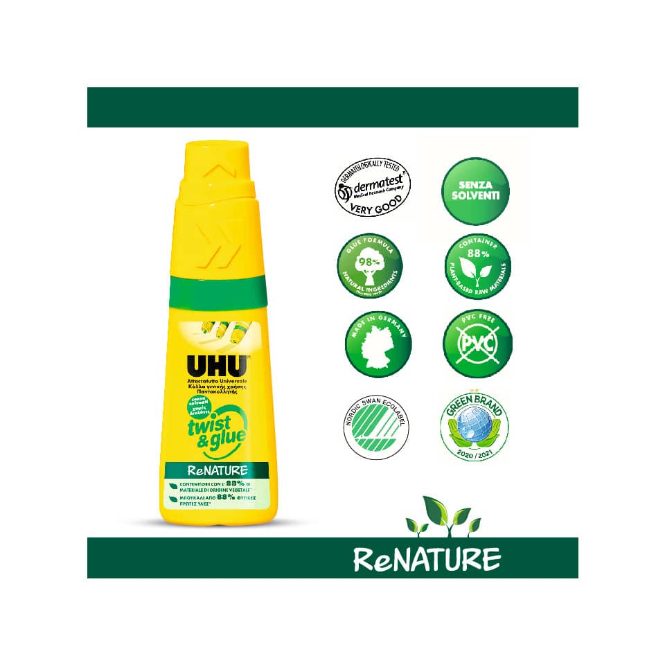 Colla Uhu Twist & Glue Renature 35 g  D9298