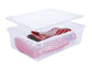 Contenitore Rotho Clear Box in PPL 22 L impilabile 54x37x15 cm. trasparente F707806