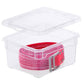 Contenitore Rotho Clear Box in PPL 2 L impilabile 19x16x9 cm trasparente F707800
