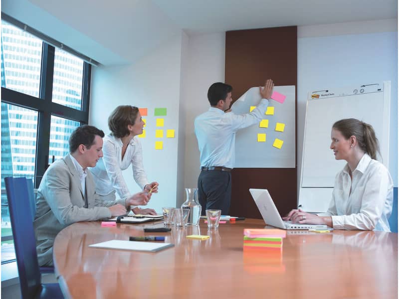 Blocco di fogli da parete Post-it® Super Sticky 63,5x 77,5 cm bianco Conf.2 pezzi - 559RP