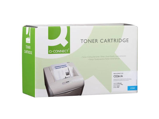 Toner Q-Connect compatibile con HP CE261A - ciano K15368QC