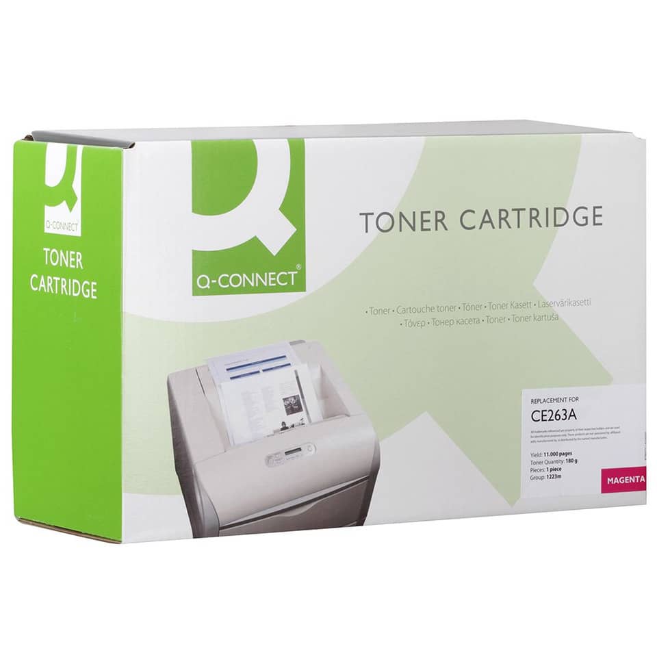Toner Q-Connect compatibile con HP CE263A - magenta K15369QC