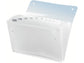 Cartella a soffietto Rexel trasparente 21x29,7 cm dorso 2 cm 13 tasche 2102035