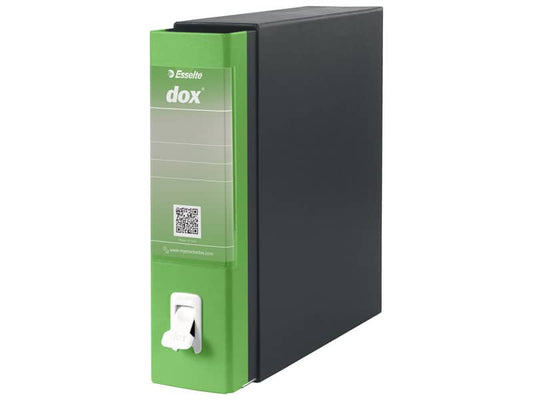 Registratore a leva DOX1 Commerciale 28,5x31,5 cm - dorso 8 cm verde chiaro D15126