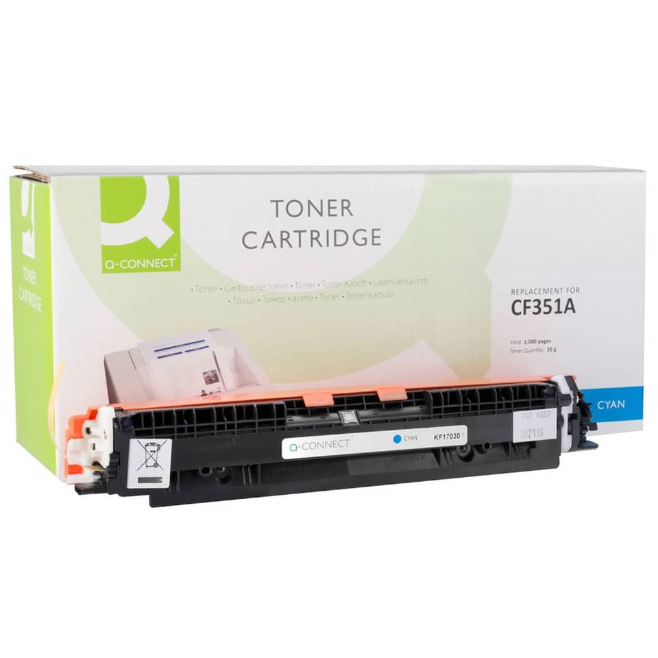 Toner Q-Connect compatibile con HP CF351A - ciano K15729QC
