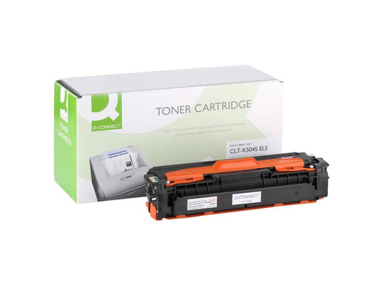 Toner Q-Connect compatibile con Samsung CLT-K504S/ELS - nero K15623QC