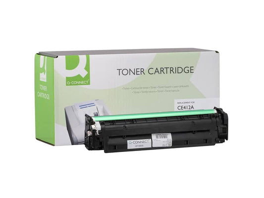 Toner Q-Connect compatibile con HP CE412A - giallo K15582QC