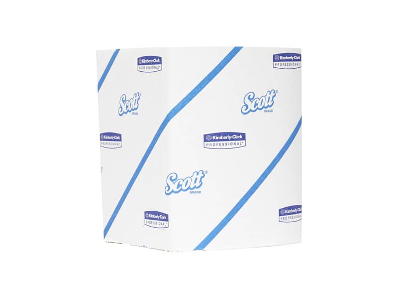 Carta igienica piegata SCOTT® in carta riciclata 250 strappi bianco 36 rotoli - 8508