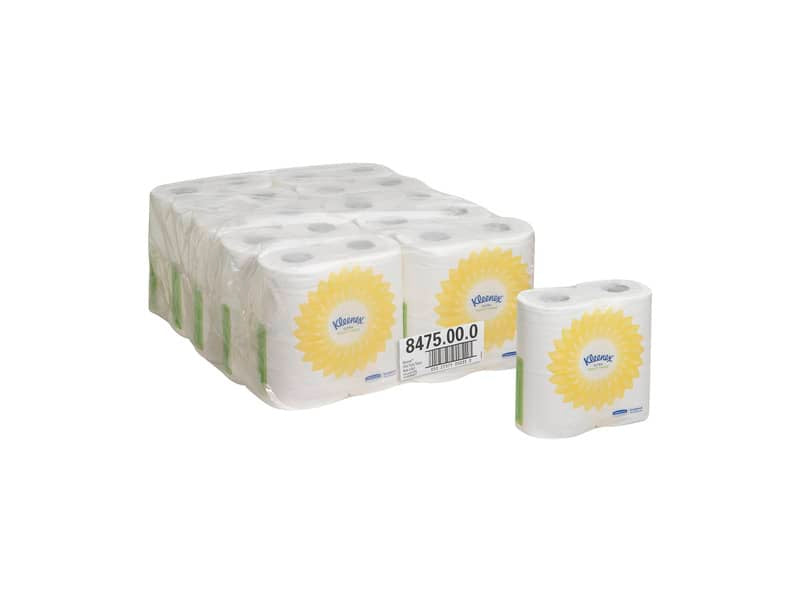 Carta igienica 2 veli KLEENEX® in carta a 2 veli bianco confezione da 4 rotoli - 8475